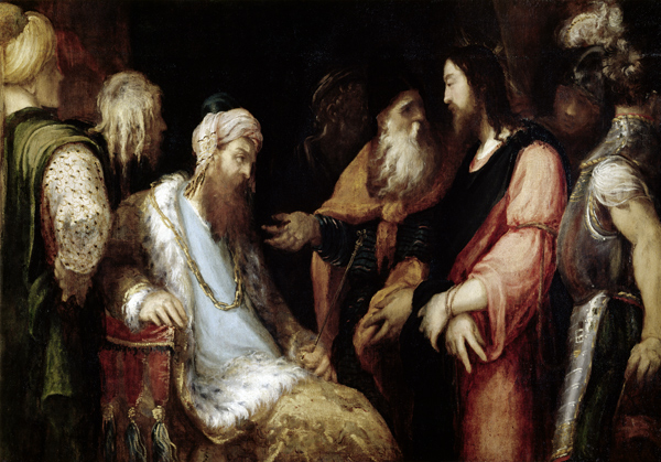 Christ Before Herod à Andrea Schiavone