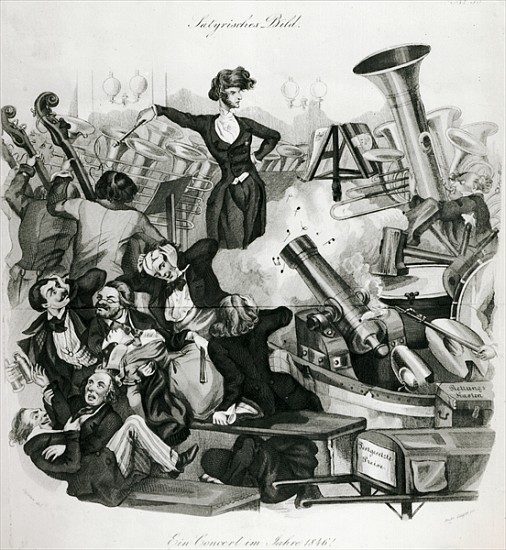 A Concert of Hector Berlioz (1803-69) in 1846 à Andreas Geiger