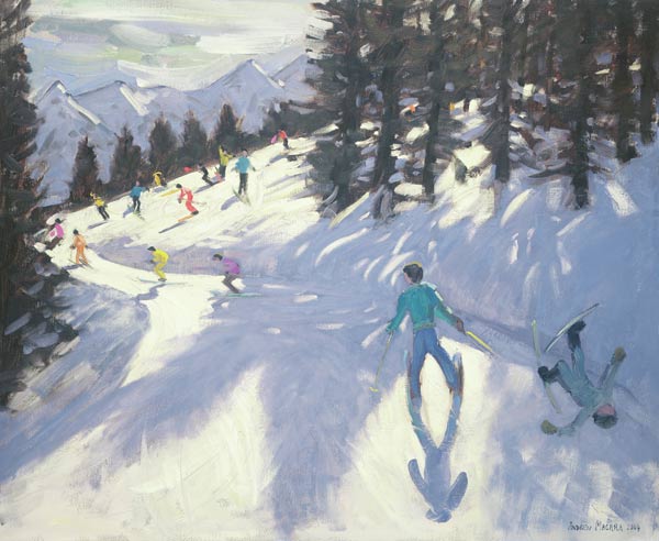 Austrian Alps, 2004 (oil on canvas)  à Andrew  Macara
