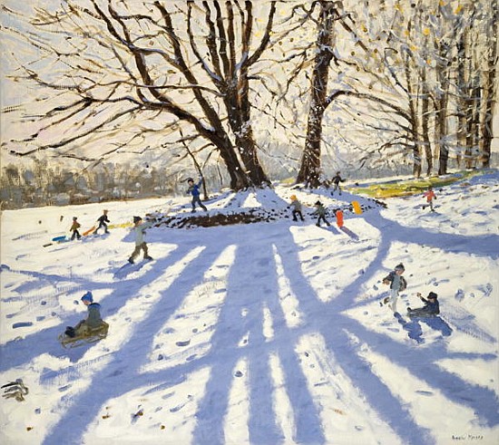 Lomberdale Hall, Derbyshire (oil on canvas)  à Andrew  Macara