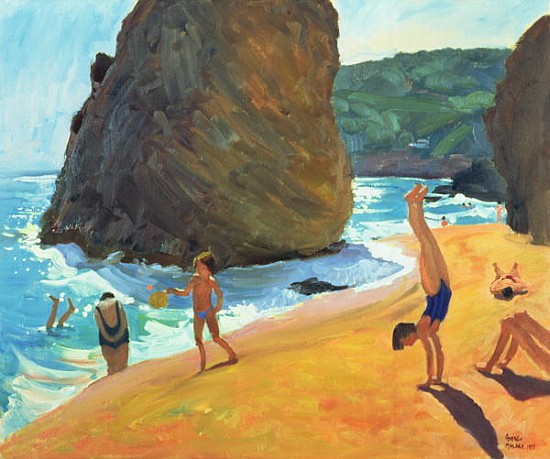 Morning, Platja dos Rosais, Costa Brava, 1997 (oil on canvas)  à Andrew  Macara