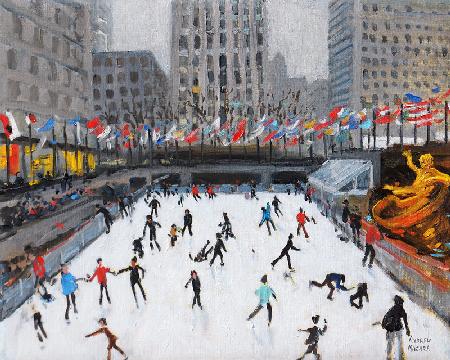 Christmas skating,Rockerfeller Ice Rink,New York