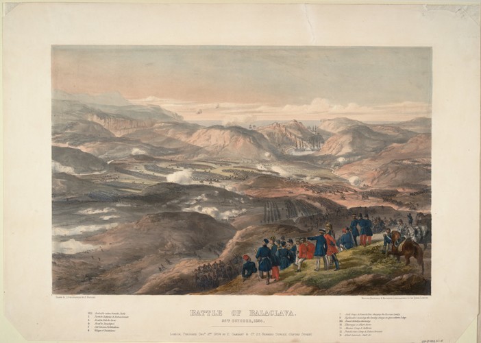The Battle of Balaclava on October 25, 1854 à Andrew Maclure