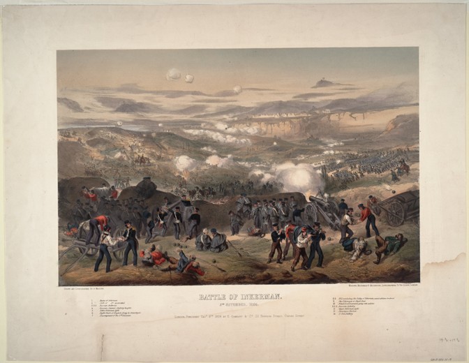 The Battle of Inkerman on November 5, 1854 à Andrew Maclure