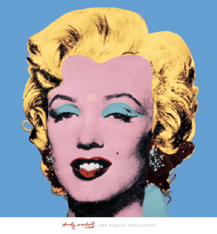 Shot - Blue Marilyn  - (AW-923) à Andy Warhol