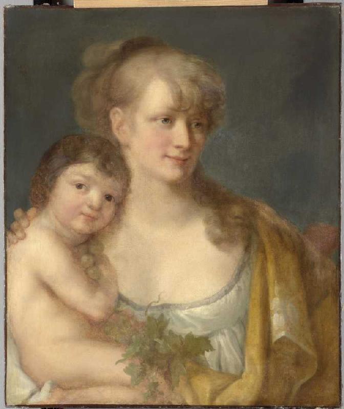Juliane von Krüdener mit ihrem Sohn Paul à Angelica Kauffmann