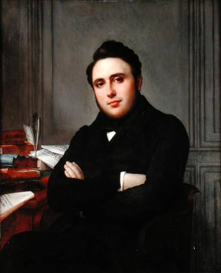 Portrait of Alexandre Auguste Ledru-Rollin (1807-74) à Angelique Mongez