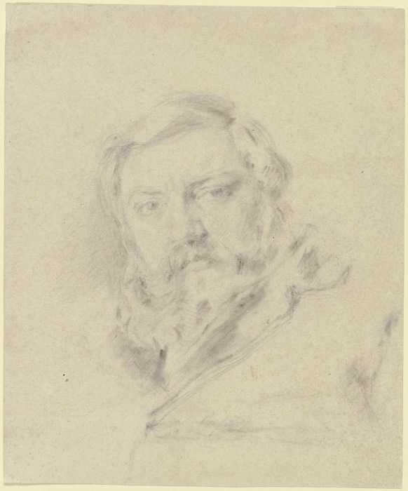 Bildnis des Malers Gustave Courbet à Angilbert Göbel
