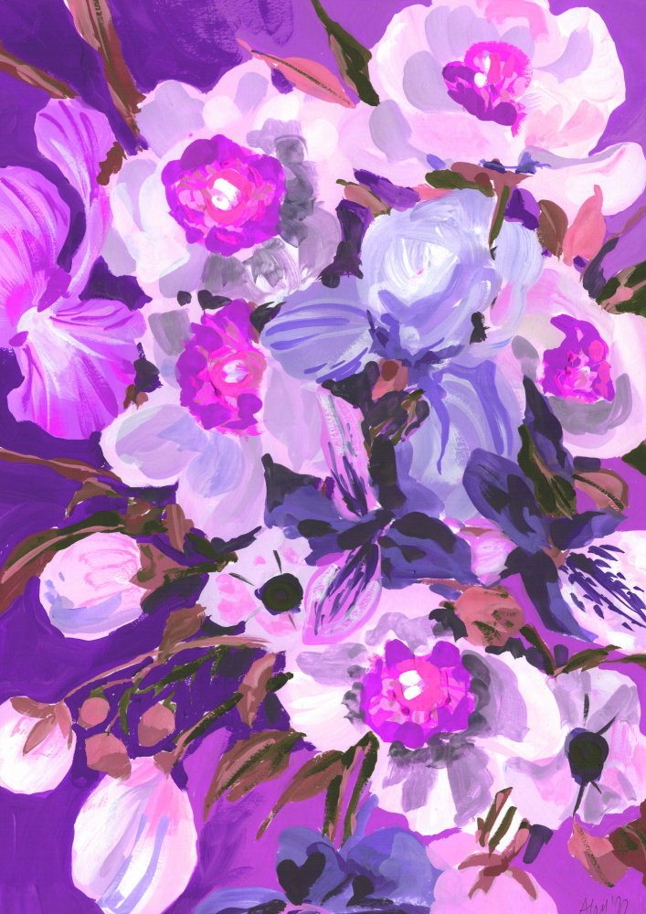 Purple Orchid à Ania Zwara