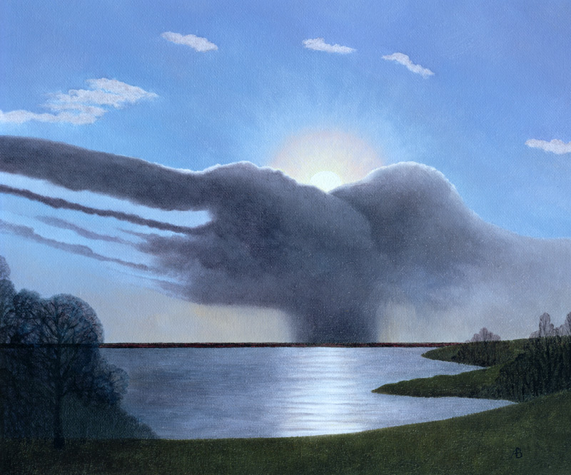 Draycote Cloud, 2004 (oil on canvas)  à Ann  Brain