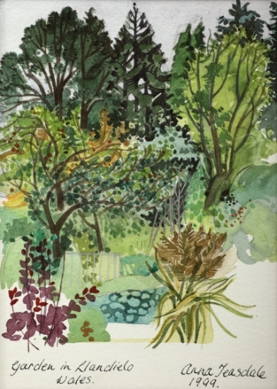 Garden in LLandielo à Anna  Teasdale