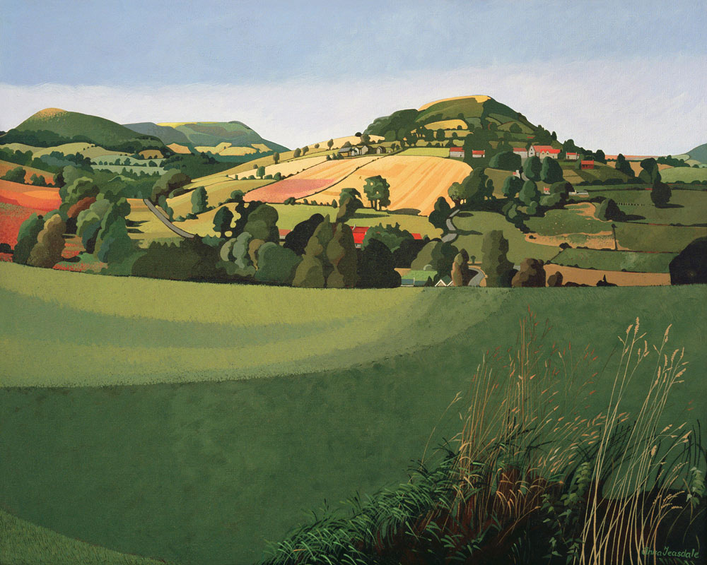 Hawnby, Yorkshire (oil on canvas)  à Anna  Teasdale