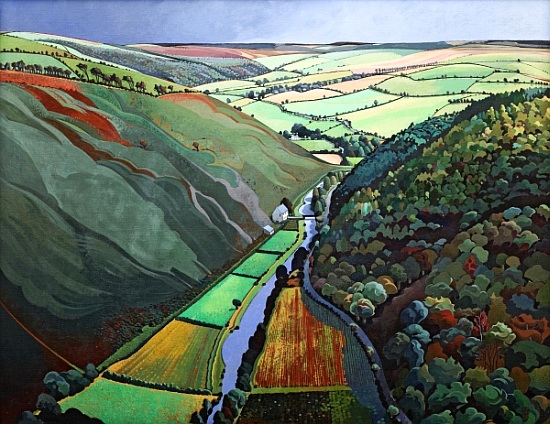 Coombe Valley Gate, Exmoor à Anna  Teasdale