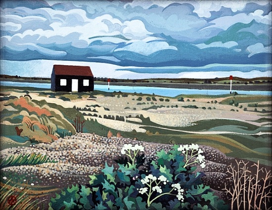 Hut, Rye Harbour à Anna  Teasdale