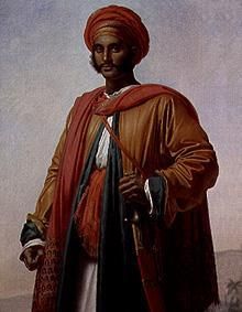 portrait d'un Indien. à Anne-Louis Girodet de Roucy-Trioson
