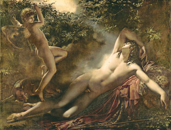Le sommeil de Endymion à Anne-Louis Girodet de Roucy-Trioson