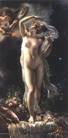 Mademoiselle Lange en Venus à Anne-Louis Girodet de Roucy-Trioson