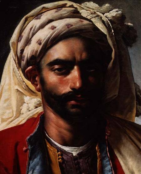 Portrait of Mustapha à Anne-Louis Girodet de Roucy-Trioson