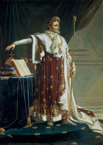 Portrait of Napoleon I in his Coronation Robes à Anne-Louis Girodet de Roucy-Trioson