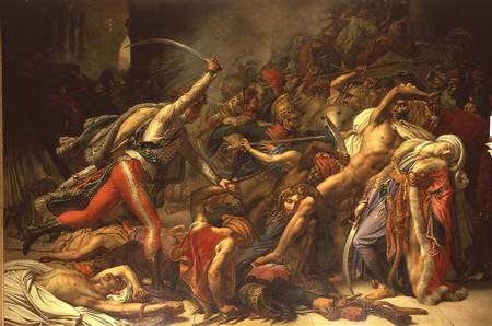 The Revolt at Cairo, 21st October 1798 à Anne-Louis Girodet de Roucy-Trioson