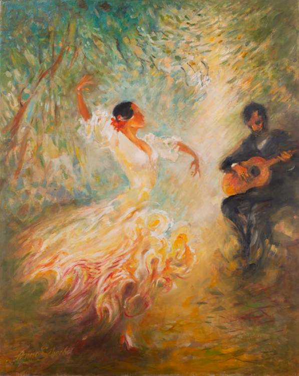 Flamenco-Tänzerin à Anne Scherbel