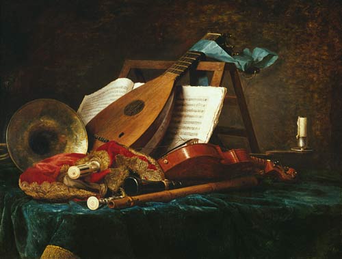 The Attributes of Music à Anne Vallayer-Coster