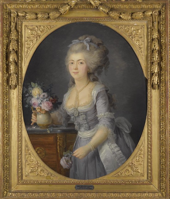 Portrait of Adélaïde Henriette Auguié (1758-1794) à Anne Vallayer-Coster