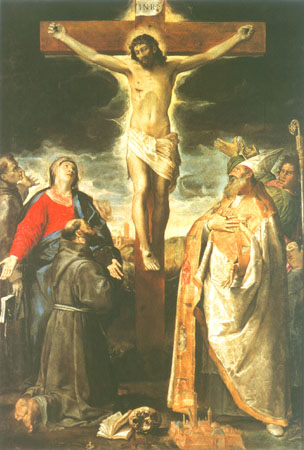crucifixion à Annibale Carracci, dit Carrache