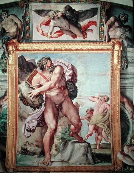 Polyphemus Attacking Acis and Galatea à Annibale Carracci, dit Carrache