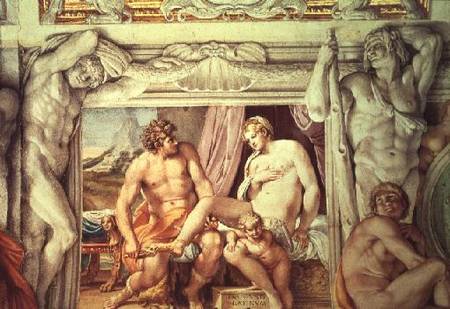 Venus and Anchises à Annibale Carracci, dit Carrache
