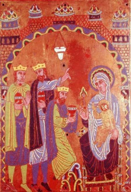The Adoration of the Magi à Anonym Romanisch