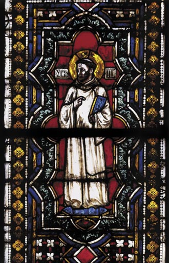 Assisi, Glasfenster, Hl.Martin v.Frinj. à Auteur anonyme, Haarlem (Pays-Bas)