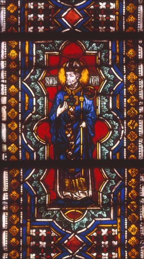 Assisi, Glasfenster, Hl.Nikolaus à Auteur anonyme, Haarlem (Pays-Bas)