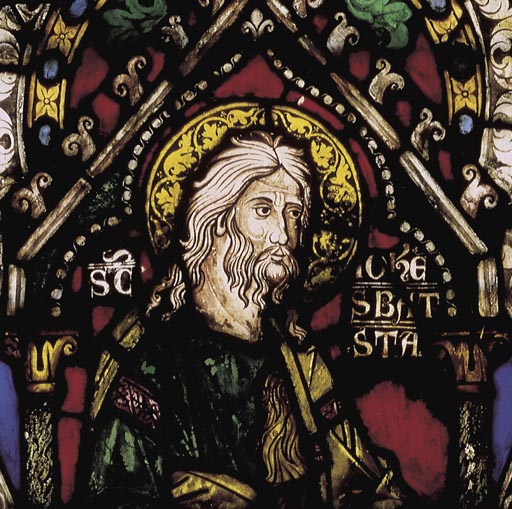 Assisi, Glasfenster, Johannes d.T. à Auteur anonyme, Haarlem (Pays-Bas)