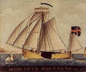 Représentation du navire le bon espoir à Auteur anonyme, Haarlem (Pays-Bas)