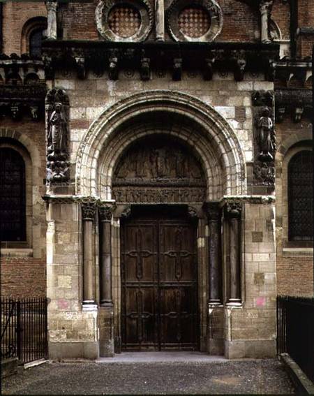 Porte Miegeville, south portal à Anonym Romanisch