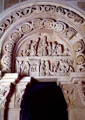 The Childhood of Christ, Tympanum of Right Portal,from the Nave