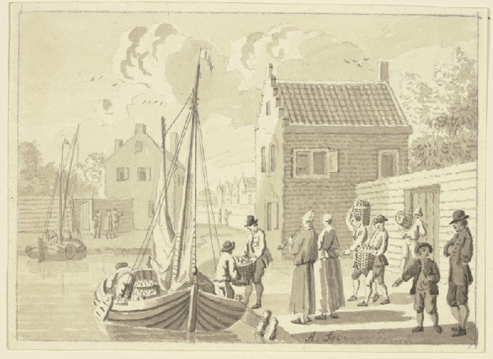 Loading of a boat à Anonyme