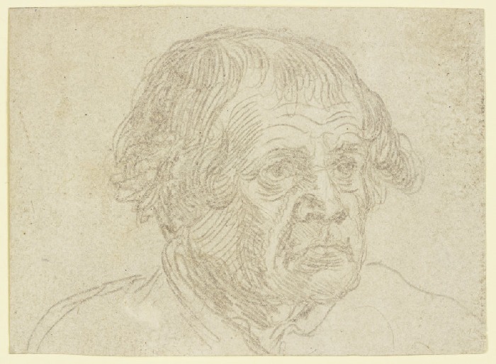 Head of an old man à Anonyme