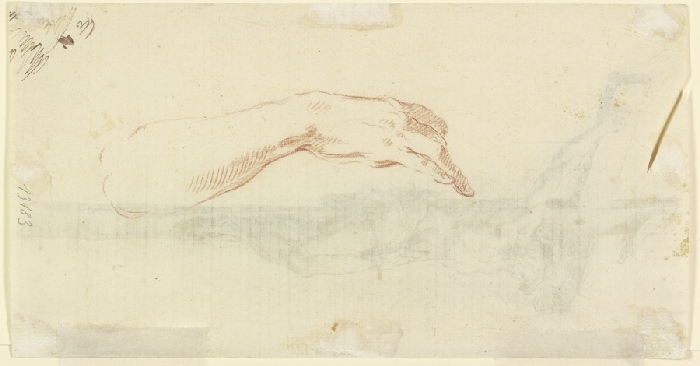 Study of a hand à Anonyme