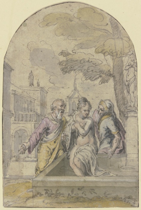 Susanna and the Elders à Anonyme