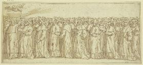 Procession of clergymen