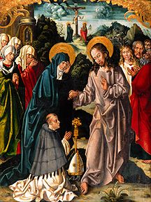 Départ du Christ, adieu à Marie, image de St. Vinzenez et Jacob, Breslau à Anonyme (peintre de Wroclaw)