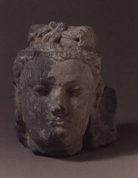 1952 1 B 47 Head of a bodhisattvaIndian à Anonyme