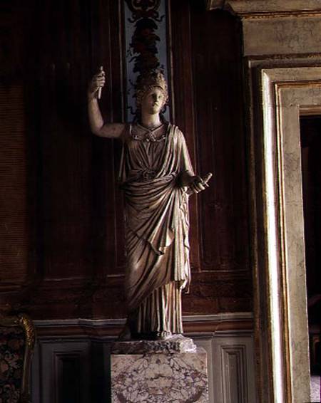 Antique statue of Minerva from the collection of Cardinal Pietro Aldobrandini à Anonyme