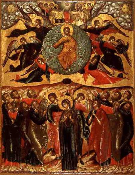 The Ascension of Christ, from the Church of Elijah the Prophet, Yaroslavl,Russia à Anonyme