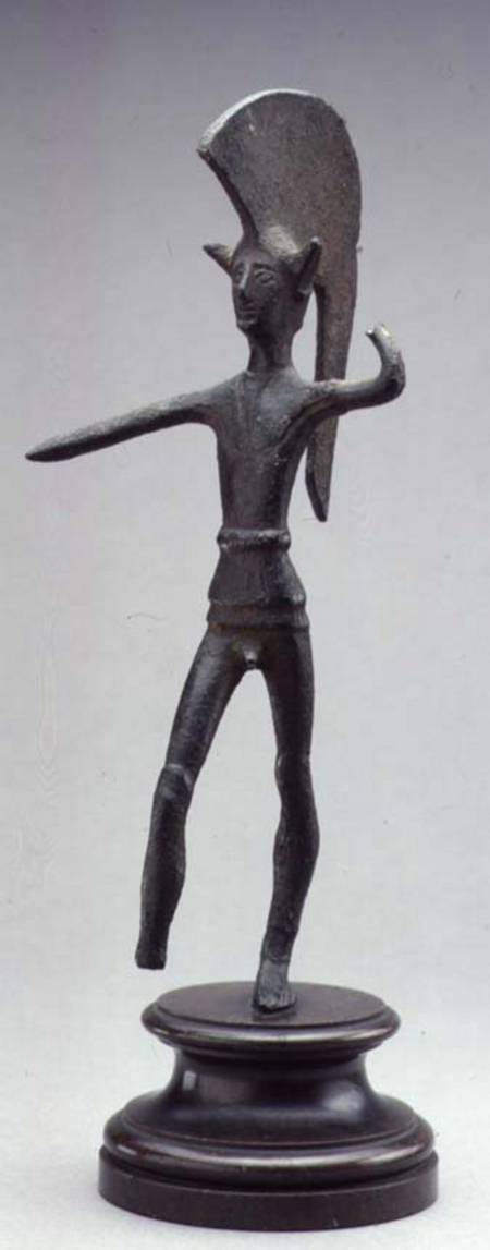 Bronze figure of a warriorUmbrian à Anonyme