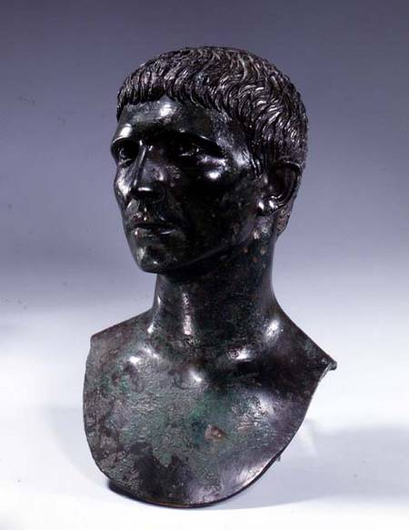 Bronze head of a manRoman à Anonyme