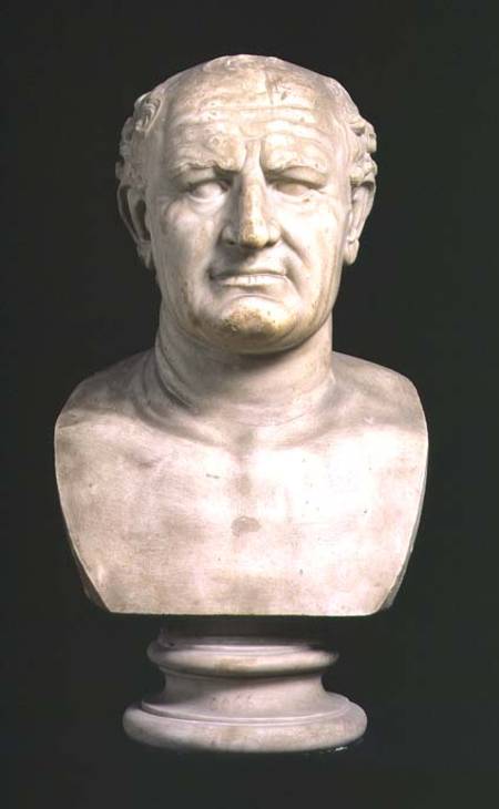 Bust of the Emperor Vespasian (Titus Flavius Vespasianus) (9-79) à Anonyme