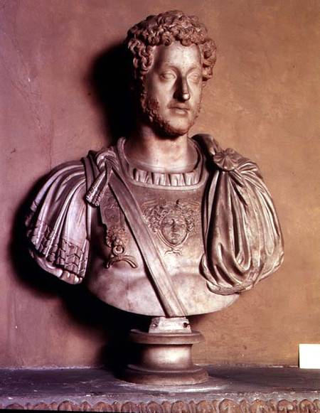 Bust of Lucius Aurelius CommodusRoman à Anonyme
